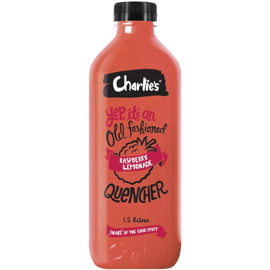 Charlie's Fruit Drink Raspberry Lemonade Quencher 1.5L